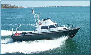 Photo of Mass. Environmental Police boat